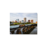 Metal: Train passing through Richmond