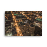 Canvas: Night Over Hotel John Marshall