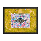 Framed Messages from Protestors over the Robert E. Lee Statue