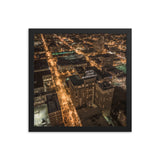 Framed Night Over Hotel John Marshall