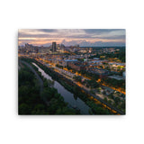 Canvas: Sunset over Shockoe