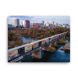 Canvas: Richmond Fall Dusk Skyline