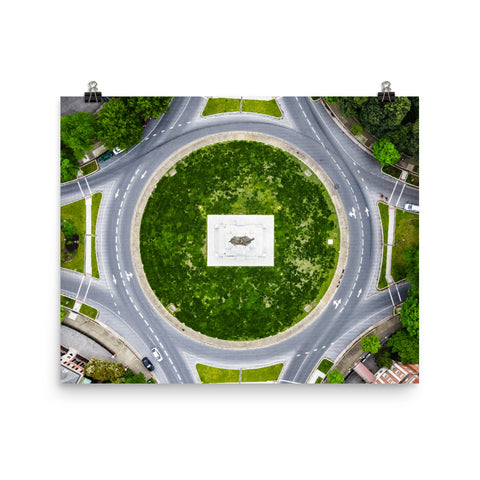 Monument Avenue from Above