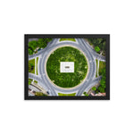 Framed Monument Avenue From Above