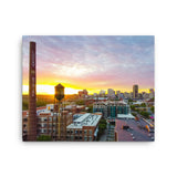 Canvas: Sunset over Tobacco Row, Richmond