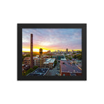 Framed Sunset over Tobacco Row