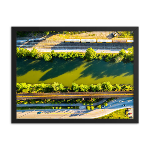 Framed Canal Walk from Above