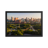 Framed Richmond Morning Skyline