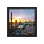 Framed Sunset over Tobacco Row