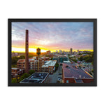 Framed Sunset over Tobacco Row