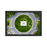 Framed Monument Avenue From Above