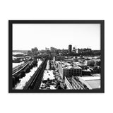 Framed Richmond from Afar Noir