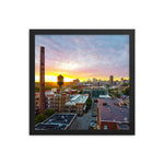 Framed Sunset over Tobacco Row