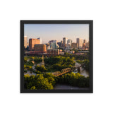 Framed Richmond Morning Skyline