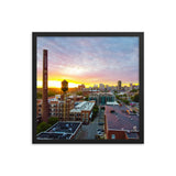 Framed Sunset over Tobacco Row