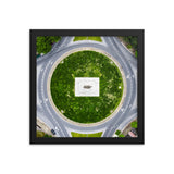 Framed Monument Avenue From Above