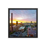 Framed Sunset over Tobacco Row