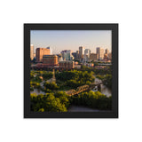 Framed Richmond Morning Skyline