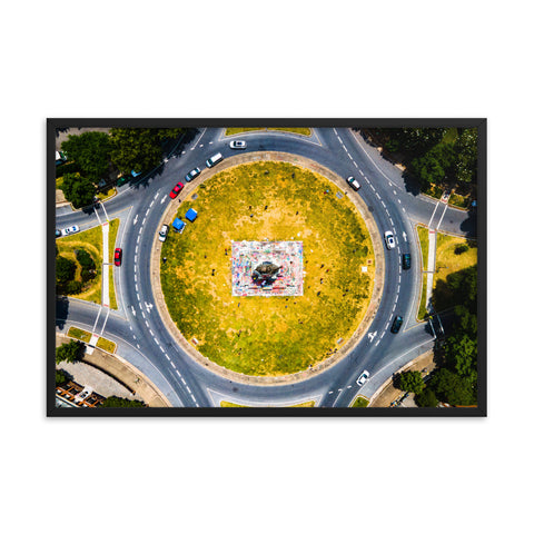 Framed Monument Avenue's New Look From Above