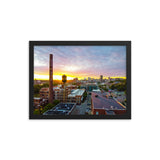 Framed Sunset over Tobacco Row