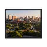 Framed Richmond Morning Skyline