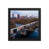 Framed Richmond Fall Dusk Skyline