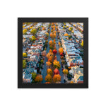 Framed Fall on Monument Avenue