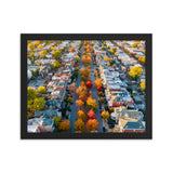 Framed Fall on Monument Avenue