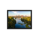 Framed Richmond from the River