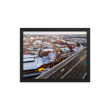 Framed Snow Over Shockoe Bottom