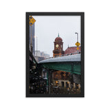 Framed Flurry at Main Street Station