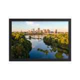 Framed Richmond from the River