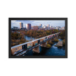 Framed Richmond Fall Dusk Skyline