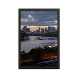 Framed Richmond from Rocketts Landing