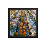 Framed Fall on Monument Avenue