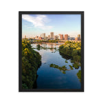 Framed Vertical Richmond from the River