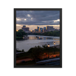 Framed Richmond from Rocketts Landing