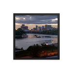 Framed Richmond from Rocketts Landing