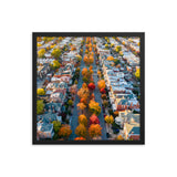 Framed Fall on Monument Avenue