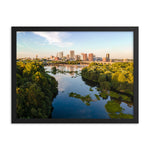 Framed Richmond from the River