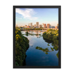 Framed Vertical Richmond from the River