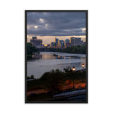 Framed Richmond from Rocketts Landing