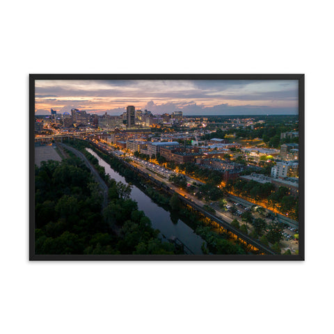 Framed Sunset over Shockoe