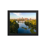 Framed Richmond from the River