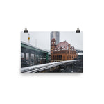 Snow Fall over Main Street Station