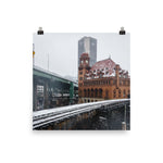 Snow Fall over Main Street Station