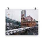 Snow Fall over Main Street Station