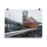 Snow Fall over Main Street Station