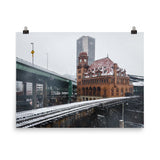 Snow Fall over Main Street Station